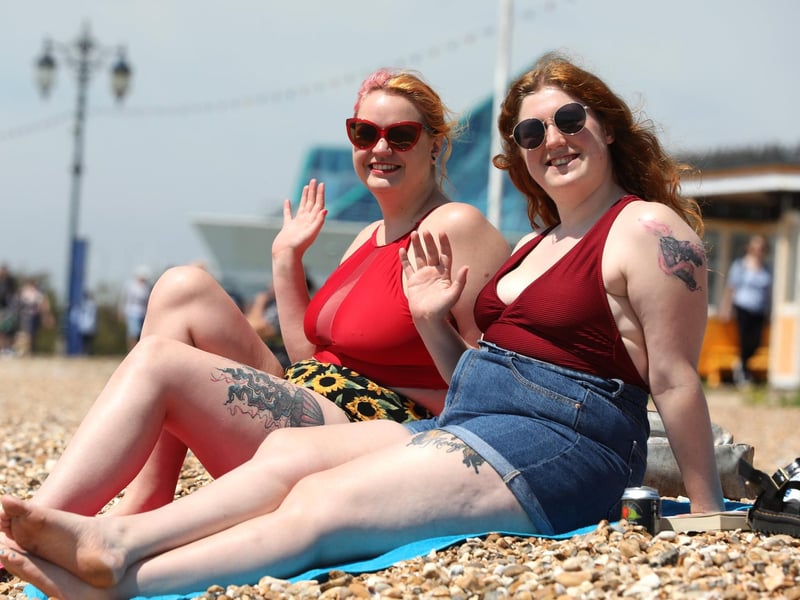 Kimberley, 25 and Sarah, 27.