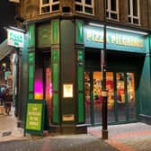 Pizza Pilgrims, on Boar Lane, Leeds city centre.