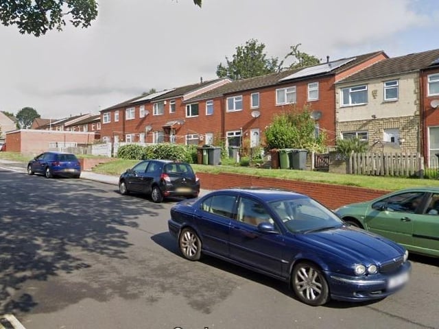 The Gathorne Terrace, Hares Avenue, Pasture Road and Baldovan Mount neighbourhood, in Harehills, was 31st coldest in Yorkshire. Homes had an average energy efficiency rating of 56.35