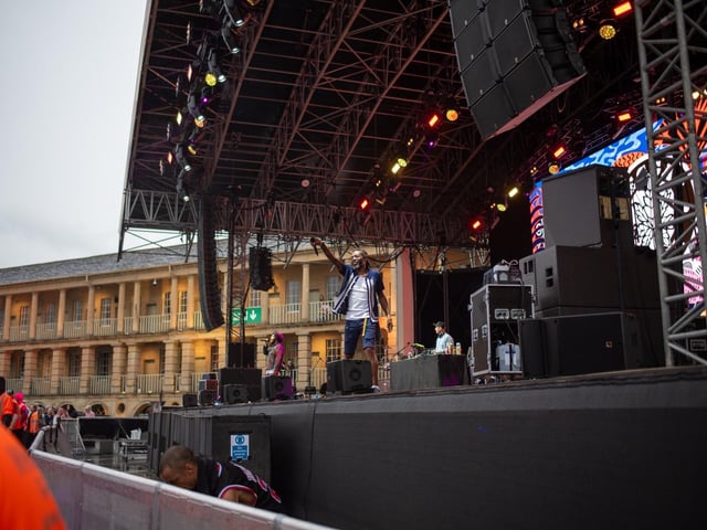 Support came from Reggae Roast. Photos by Cuffe and Talor and The Piece Hall