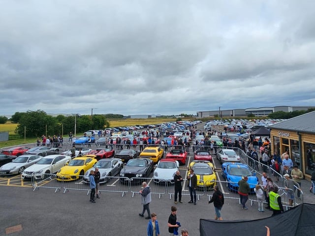 The convoy arrived at 9.45am on July 16, with the event following from 10am to 2pm.