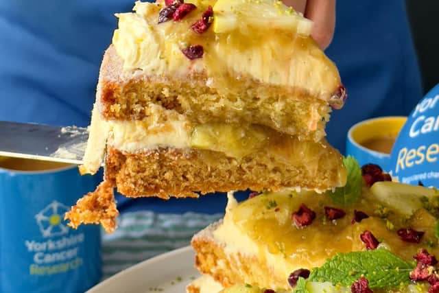 People who sign up will receive Rowan's exclusive recipe for a Yorkshire-inspired rhubarb doughnut cake.
