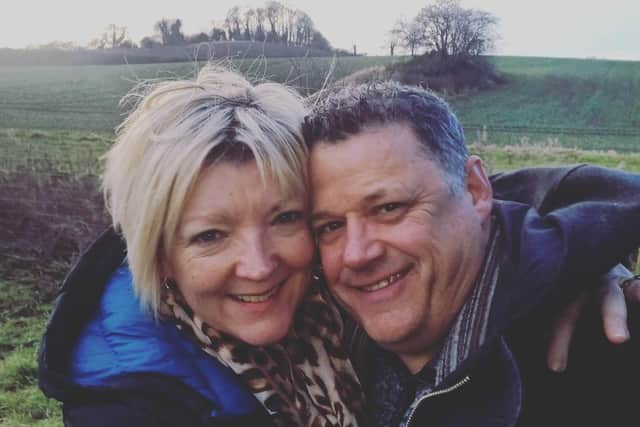 MIchael Holmes and his wife Theresa