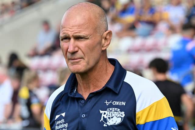 Leeds Rhinos coach Brad Arthur. Picture by Matthew Merrick/SWpix.com.