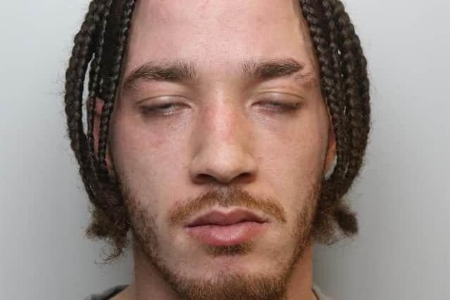 Ruel Craig was found with crack cocaine, heroin, two combat knives and a machete after fleeing from police in a stolen car in December last year. He was sentenced to 50 months in jail this week for charges including possession with intent to supply and dangerous driving.