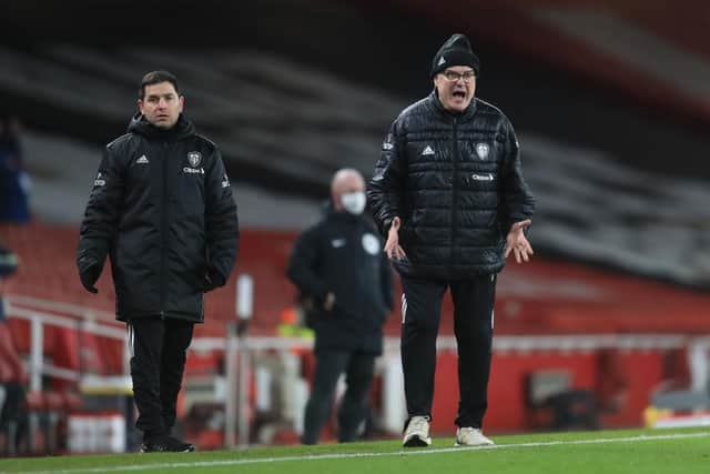 Marcelo Bielsa, Manager of Leeds United. (Photo by Adam Davy - Pool/Getty Images)