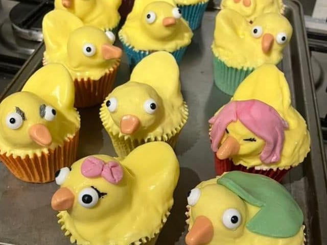 Very cute cupcakes from Nicola Racheal Farish.