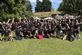 The Phoenix Software teams at the finishing line.