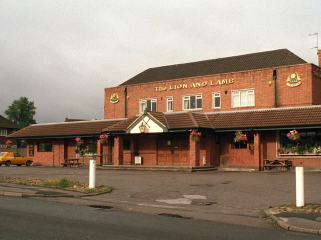 Did you enjoy a drink in here back in the day? The Lion and Lamb pub on York Road in July 1996.