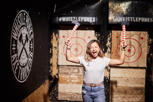 Whistle Punks is launching candy-cane themed axes this Christmas.