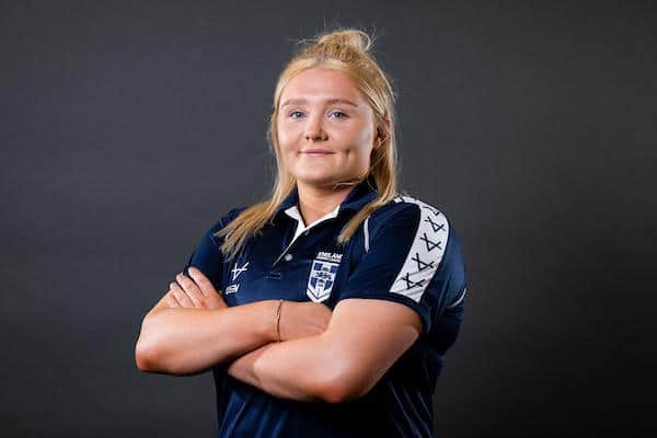 Rhinos' Zoe Hornby is a member of the England squad. Picture by Alex Whitehead/SWpix.com.