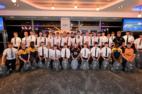 Leeds Rhinos 2025 Scholarship squad
