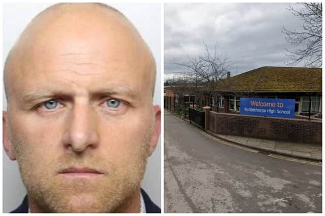 Mellor worked at Kettlethorpe High in Wakefield. (pics by NCA / Google Maps)