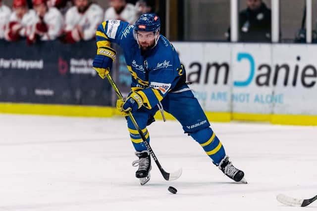 KILLER BLOW: Jordan Buesa scored Leeds' fourth goal against the Steeldogs. Picture: RO Photography/Knights Media.
