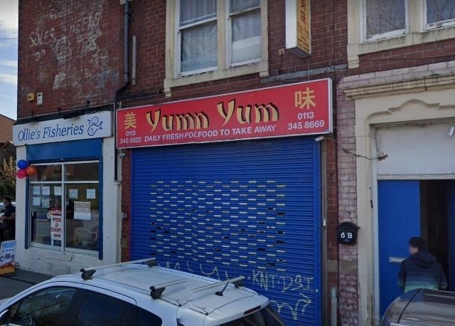 Yum Yum Chinese Takeaway in Easy Road, Cross Green, was rated on February 10