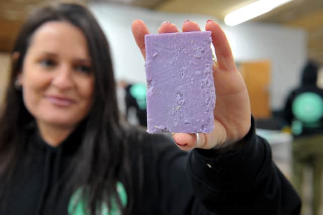 Addiction recovery organisation Getting Clean is making soaps as a new initiative to raise funds to help people access rehabilitation. Photo: Steve Riding