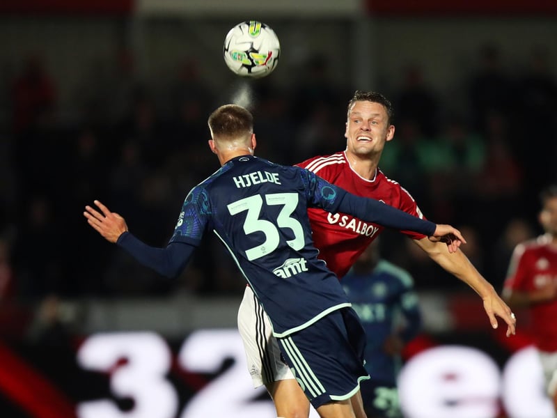 Endured a difficult first half in and out of possession but defensively in particular. Didn't come under as much pressure in the second half. (Photo by Jess Hornby/Getty Images)