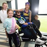 Rob Burrow and his family will take on the mini race on the day of the Leeds 10K. Picture: Run For All.