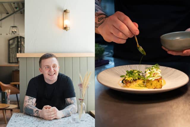 Masterchef star Josh Whitehead, head chef at Kino, has launched a new menu at the Leeds restaurant (Photo by Jo Ritchie)