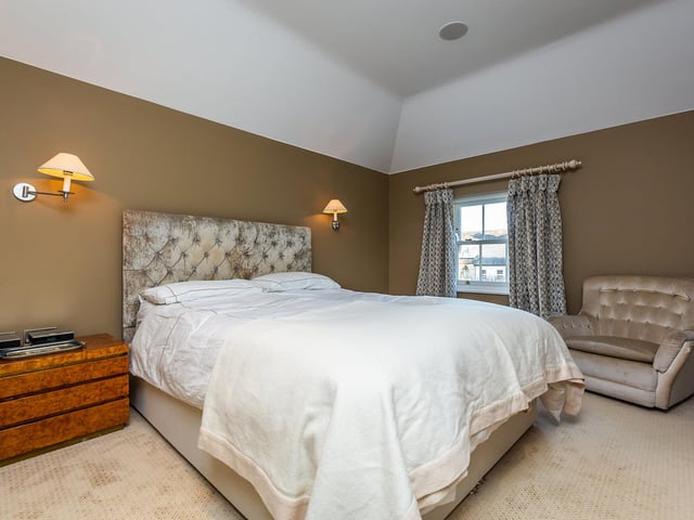 Relax in this king size bed.