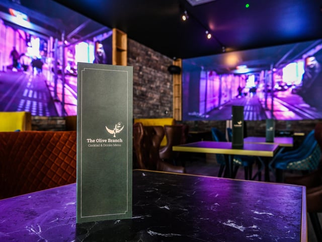 On the menu are five different food platters showcasing American, Turkish, Japanese, Spanish and Italian cuisine.