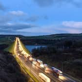 Closures are in place on the M62 in West Yorkshire as police investigate a crash.