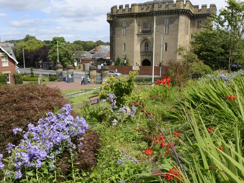 Carlisle Park is a public park located on the south bank of the River Wansbeck in Morpeth. It includes the formal William Turner Garden, an aviary, paddling pool, ancient woodland, tennis courts, several bowling greens and a skate park.