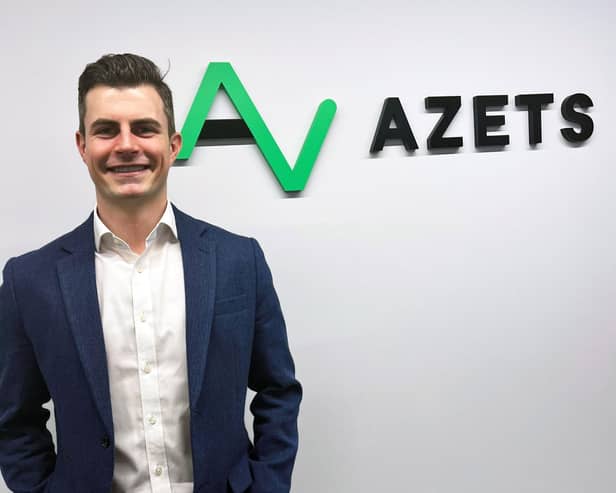 WARM WELCOME: Ben Hick has joined Azets' corporate finance team as associate director in its Leeds office.