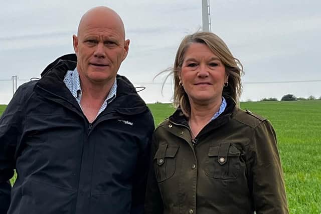 Mark and Lindsey Ullyot, farmers from Middleton-on-the-Wolds in East Yorkshire, say strong internet connectivity is essential for modern-day farming