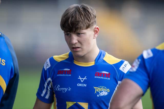 Joe Diskin has been called into Leeds Rhinos' Boxing Day squad. Picture by Tony Johnson.