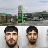 Leyton Davis, Adam Ahmed and Marc Carter have been convicted following the incident on Doncaster Road last year.