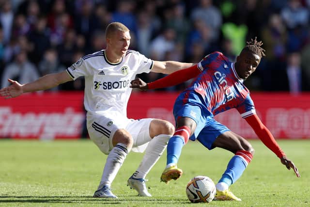 BIG TEST - Rasmus Kristensen had an improved performance against Crystal Palace but must now face Arsenal, who have won eight from nine in the Premier League and boast an elite attack. Pic: Getty