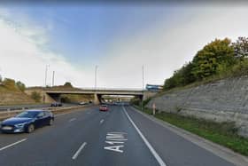 Drivers are being warned of a closure on the A1M at Bramham Interchange that also affects the A64. Picture: Google