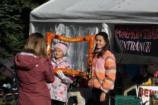 Family at this year's pumpkin trail