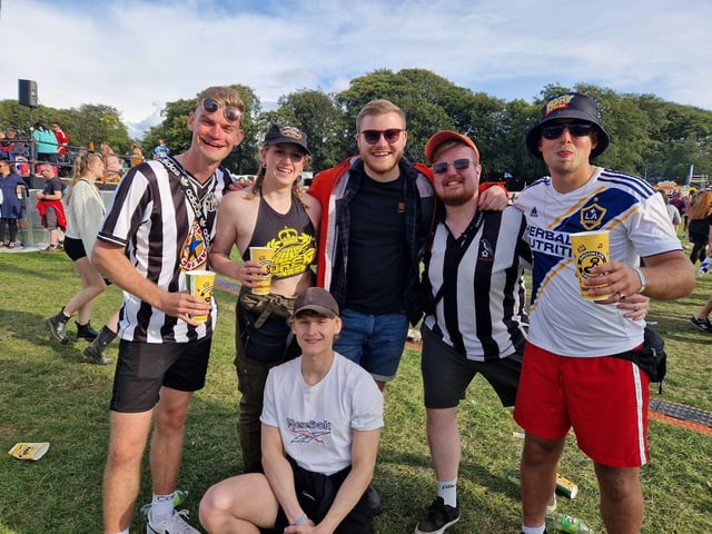 Newcastle United shirts were 10 for a penny at Leeds Festival on Saturday ahead of their local hero Sam Fender's headline set