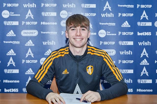 Cian Coleman signs his first professional deal at Leeds United