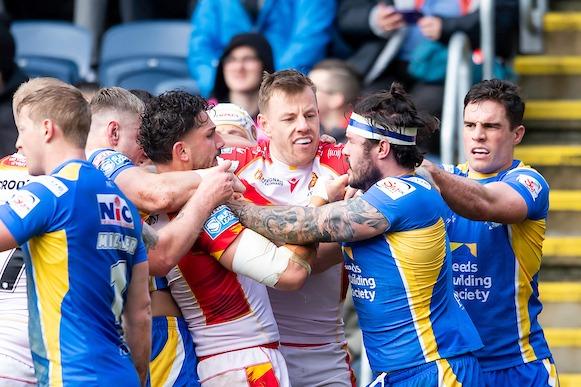 The second-rower will serve a one-game ban on Friday after an incident against Catalans Dragons last week. He will be available to face his old club St Helens in Super League round five.