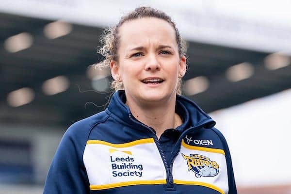 Rhinos women's coach Lois Forsell. Picture by Allan McKenzie/SWpix.com.