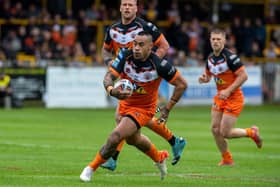 Tigers' Mahe Fonua. Picture by Bruce Rollinson.
