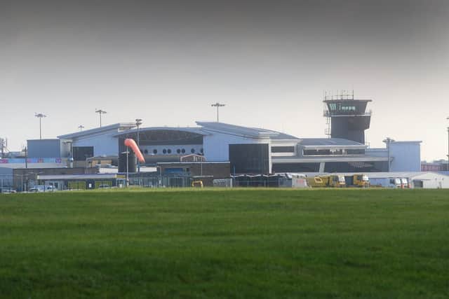 The airport was found in breach of a planning condition after an investigation by the council. Picture: Simon Hulme.
