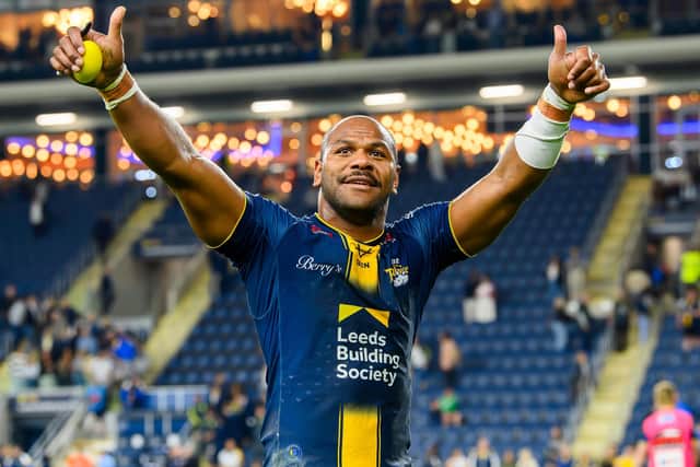 Maika Sivo has been named in Leeds Rhinos' 21-man squad for Saturday's home game against Wigan Warriors. Picture by Allan McKenzie/SWpix.com.