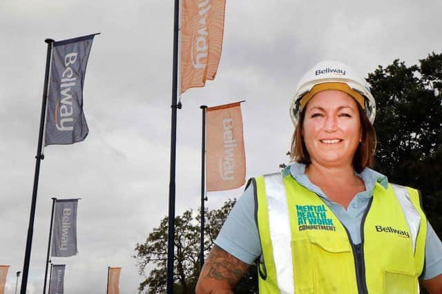 Shelly McLean, who joined Bellway as a trainee assistant site manager after taking part