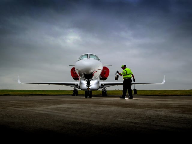 Brad Caslin said: "A private jet."