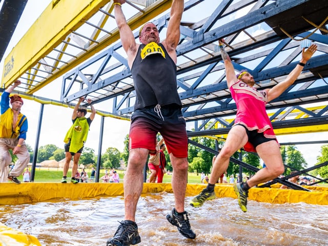 The 12K Warrior features 25 gruelling challenges including mud, water, and fire.