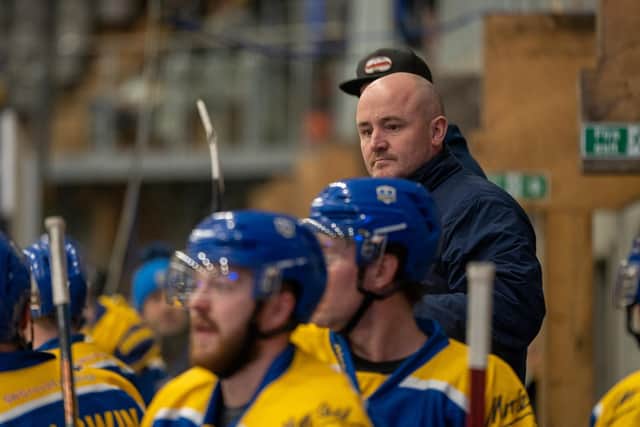 READY FOR ACTION: Leeds Knights' head coach, Ryan Aldridge. Picture courtesy of Oliver Portamento