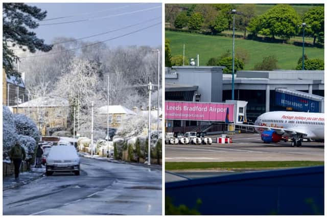 A Met Office amber weather warning remains in place. Pictures: Tony Johnson/James Hardisty