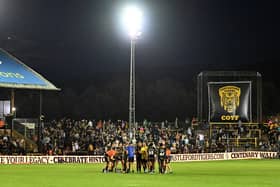 A general view of Castleford Tigers playing Catalans Dragons at OneBore Stadium in August. Picture by Matthew Merrick/SWpix.com.