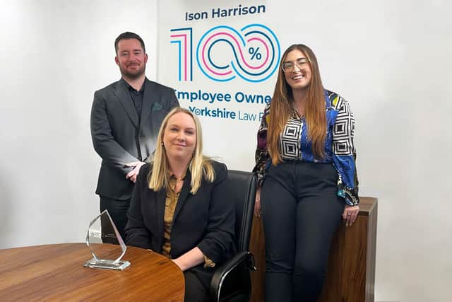 Daniel Kenworthy (left), Jenny Bland (middle) and Natalie Clayton (right).