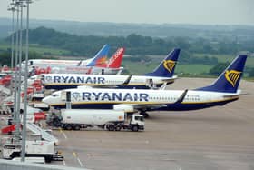 Dozens of flights have been diverted or cancelled at Leeds Bradford Airport.