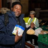 Paul Smith is an asylum seeker who attends the food share to eat cleaner. Picture: Steve Riding